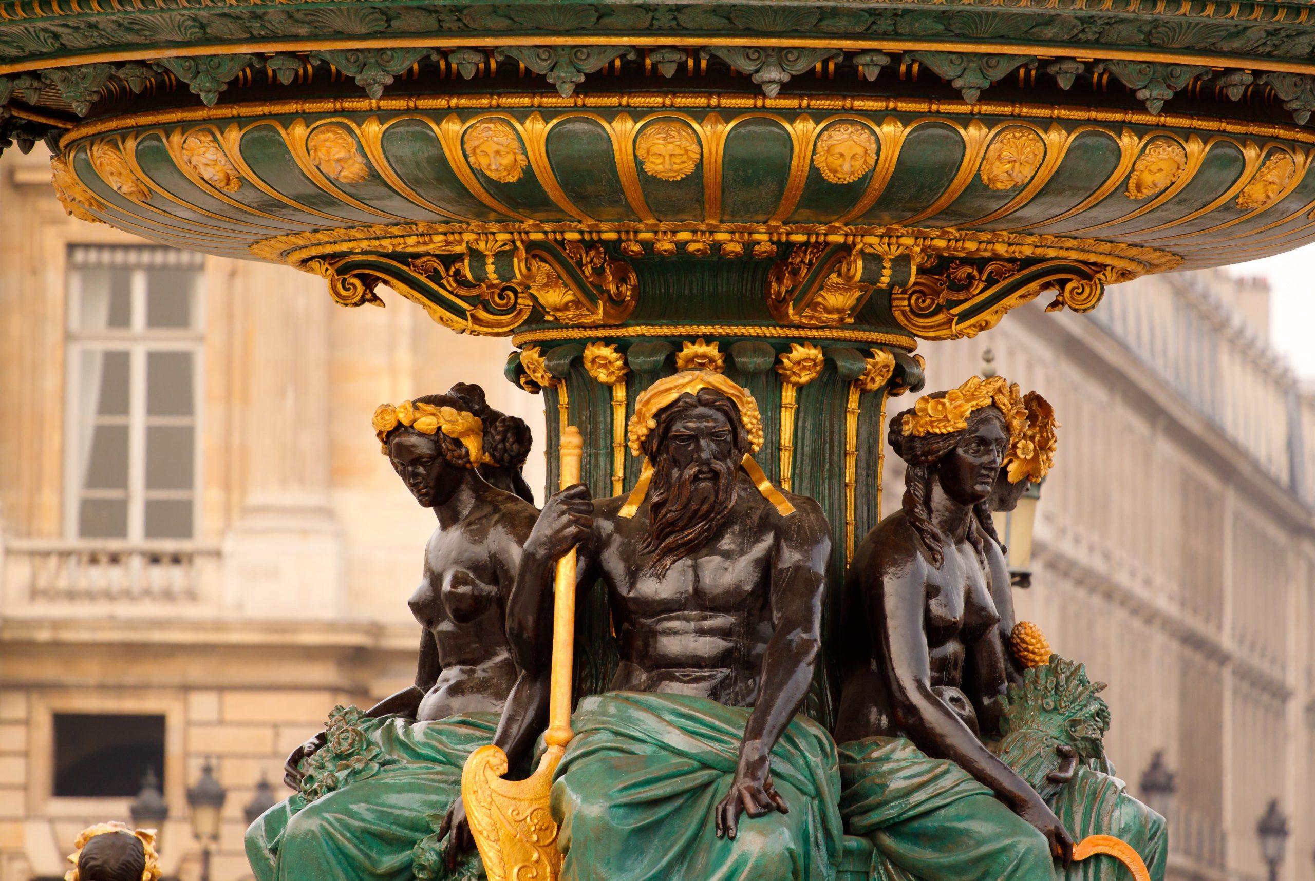 uma fonte em Paris
