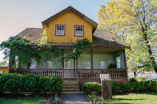 Casa típica da Colônia Witmarsum