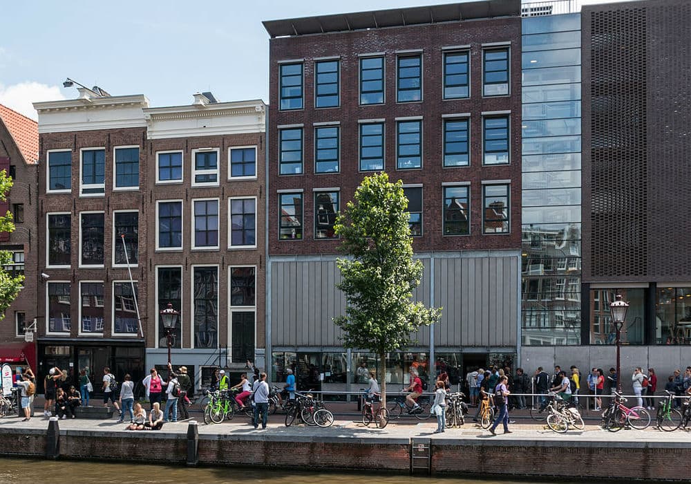 a casa de Anne Frank em Amsterdã