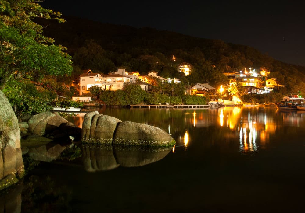 Barra da Lagoa em Florianópolis, Brasil