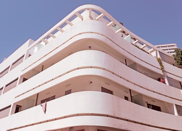 A arquitetura de prédios Bauhaus