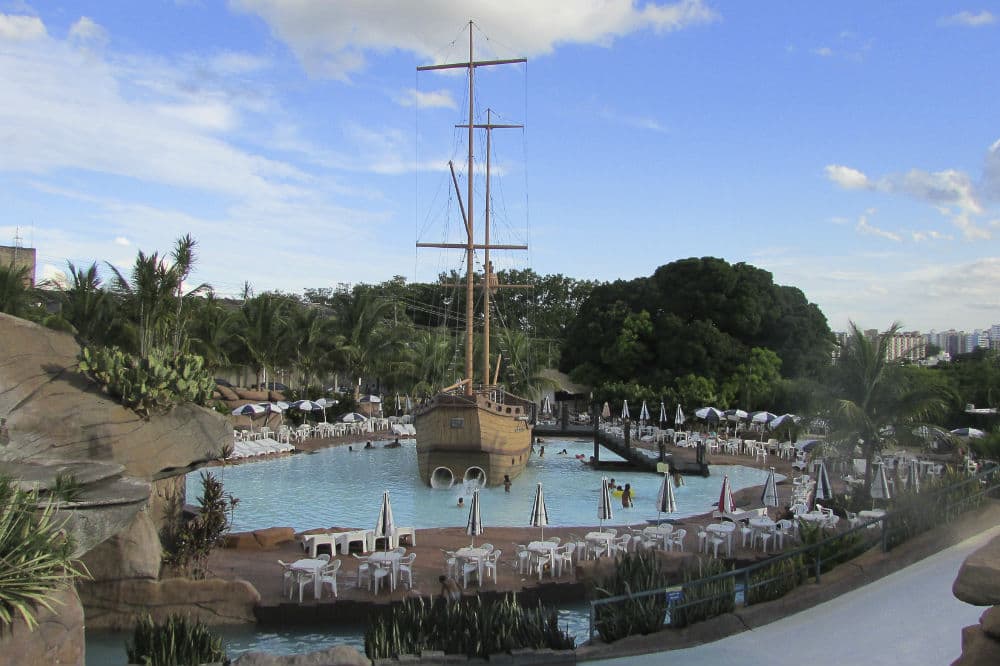 parque aquático em Caldas Novas