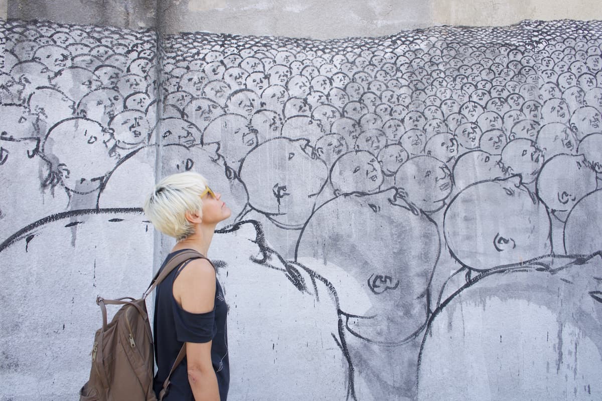 O grafite e a Cracóvia (Foto: Lalai Persson)