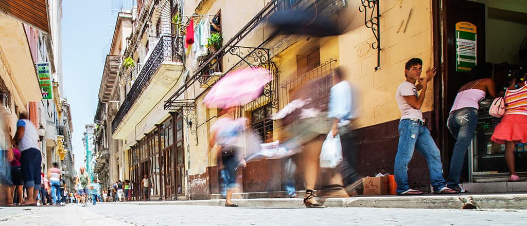 As pessoas, o povo cubano é realmente acolhedor com o turista
