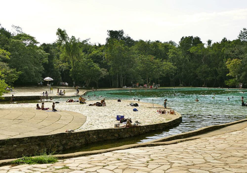 piscina no Parque Nacional em Brasília