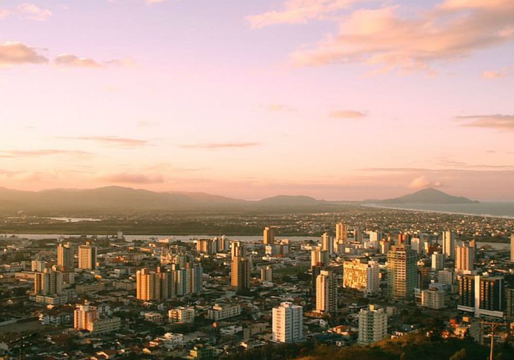 Itajaí vista de cima
