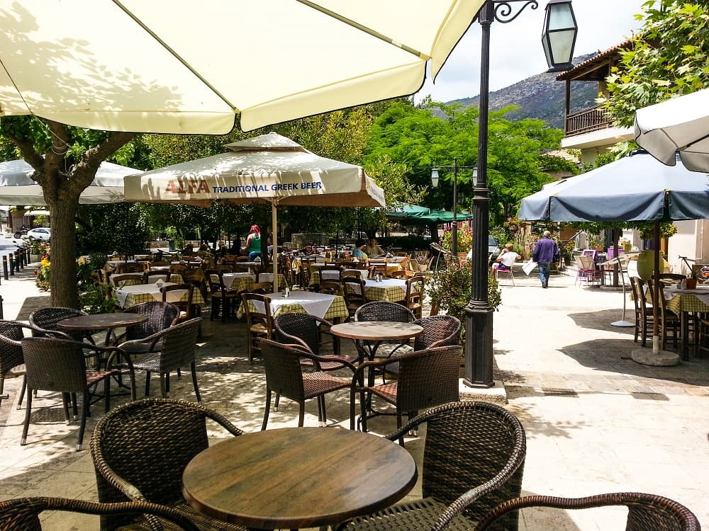 Em Archanes, você vai encontrar hotéis, restaurantes e ótima estruturura para os turistas (Crédito da foto: Clarissa Donda)