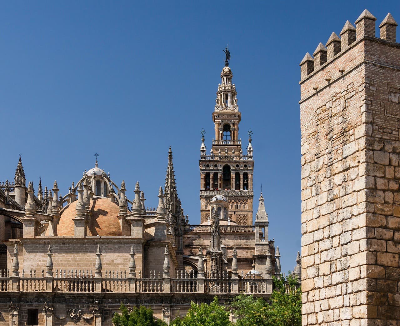 O Real Alcazar é um dos principais pontos da cidade de Sevilha