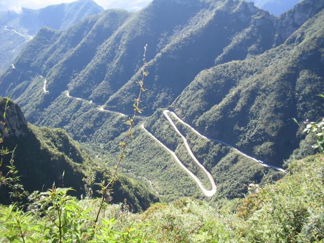 Muito frio e muito verde: é isso que o viajante pode esperar do passeio pela Serra do Rio do Rastro