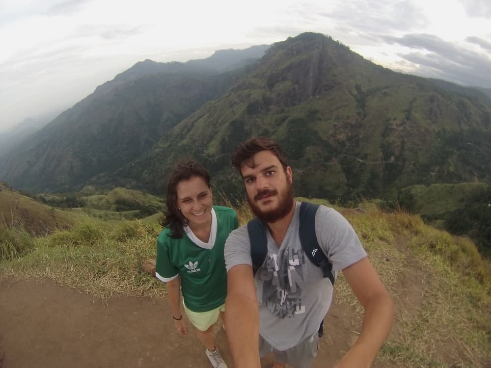 Ao lado do namorado, Nathália está se aventurando por diversos países da Ásia, como o Sri Lanka (Crédito da foto: Nathália Brancato)