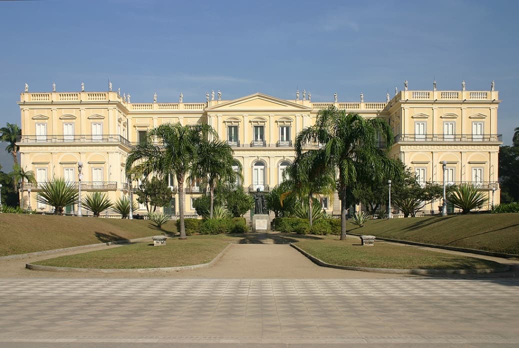 Fachada do Museu Nacional