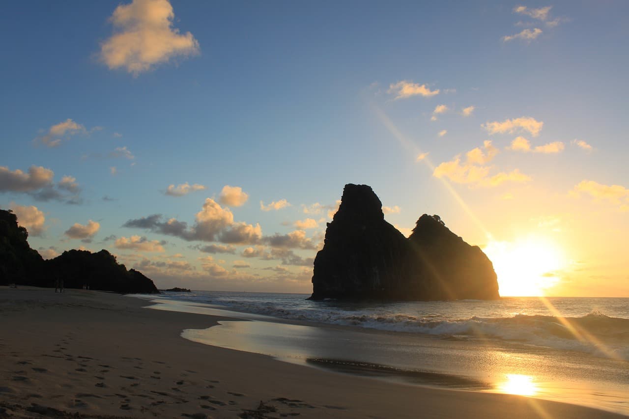 Lugar de natureza única, sol e um mar cristalino