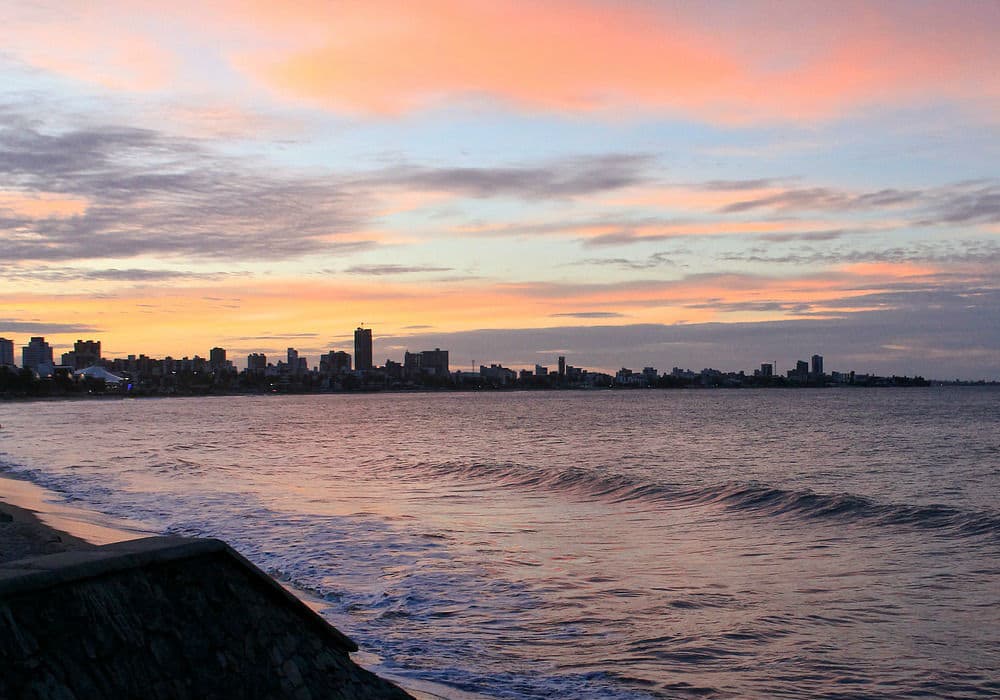 pôr do sol em João Pessoa