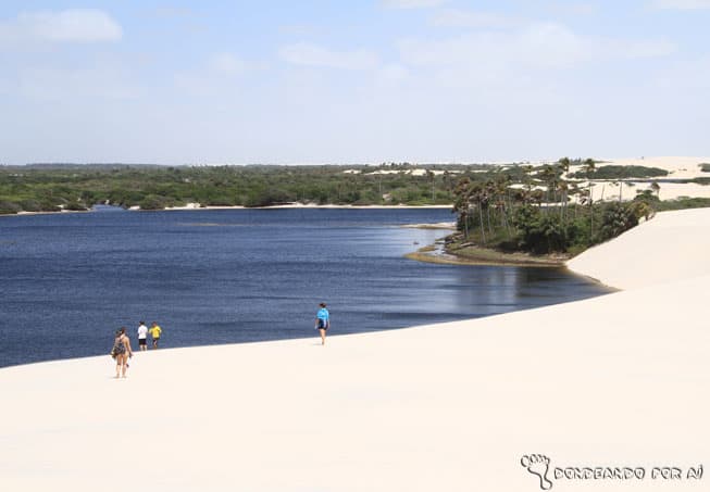 Brincadeirinhas à parte, essa lagoa não seca e garante um mergulho refrescante - e fotos bonitas - mesmo na época de seca! (Crédito da foto: Clarissa Donda)