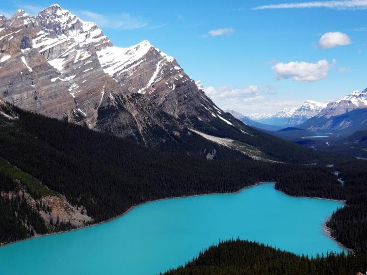 Lago Peyto em Banff