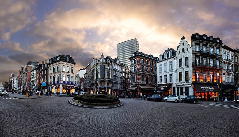 Place du Grand Sablon, na Bélgica