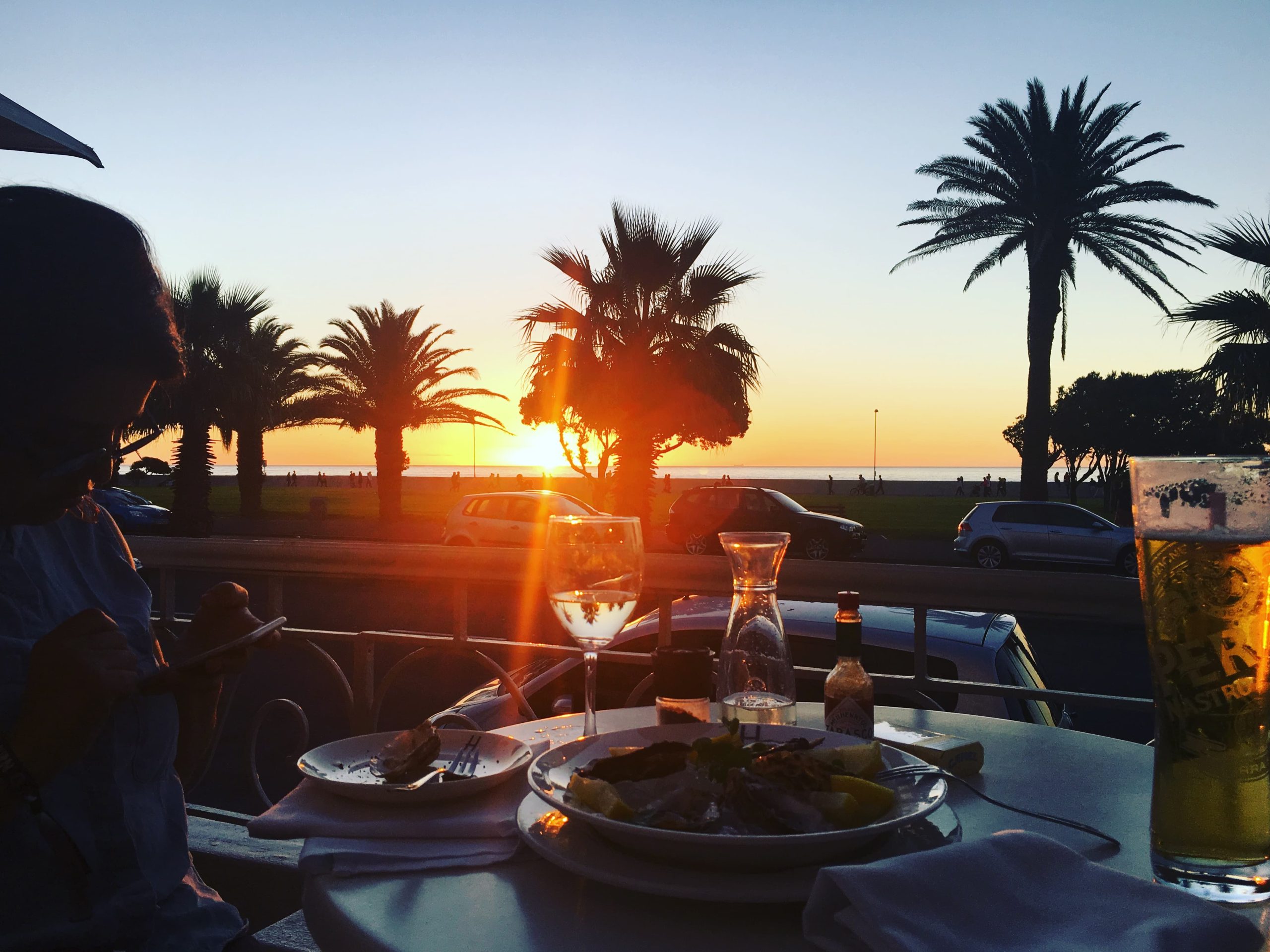Pôr-do-sol em Green Point (Foto: Lalai Persson)