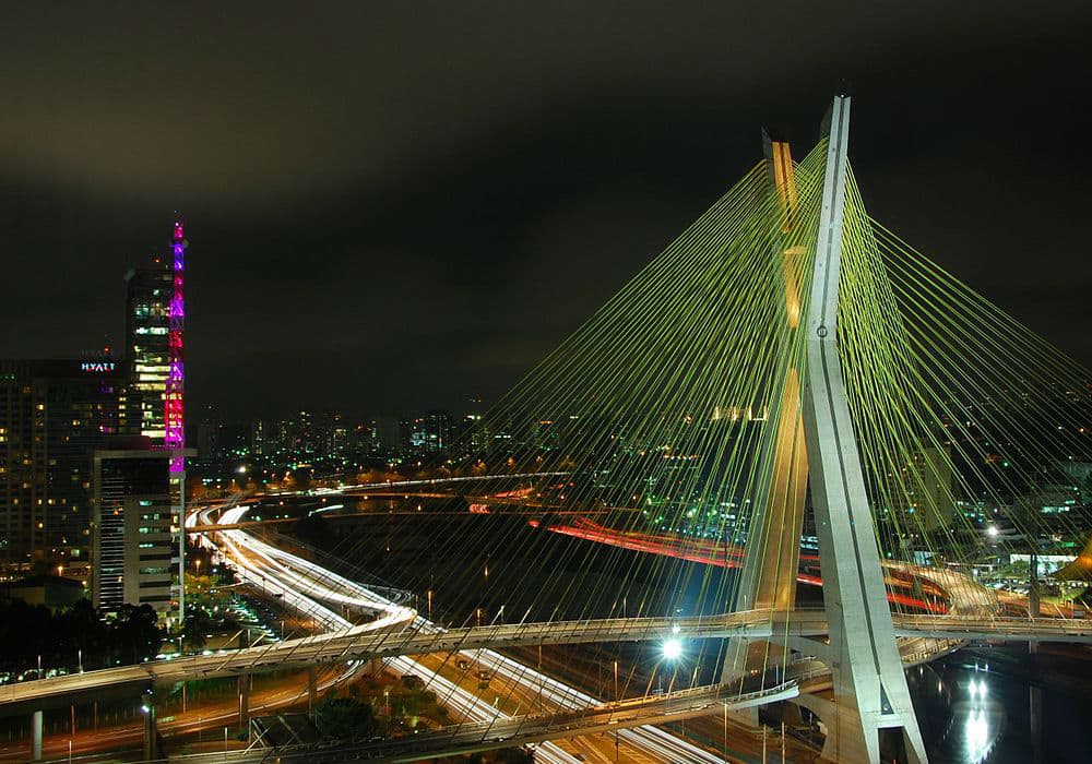 a Ponte Octavio Frias em São Paulo