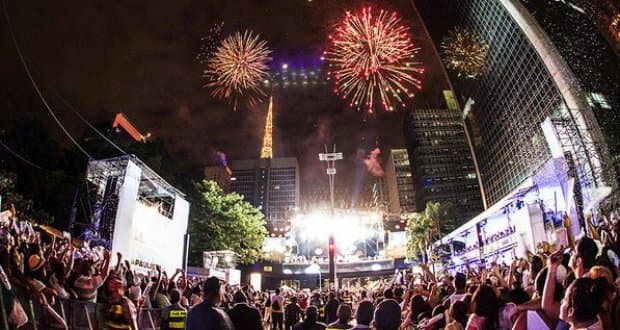 A festa na avenida Paulista