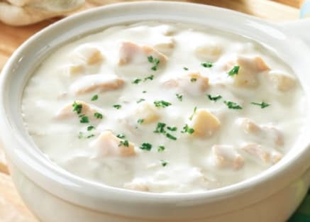 A sopa americana que está presente na maioria das cidades de praia