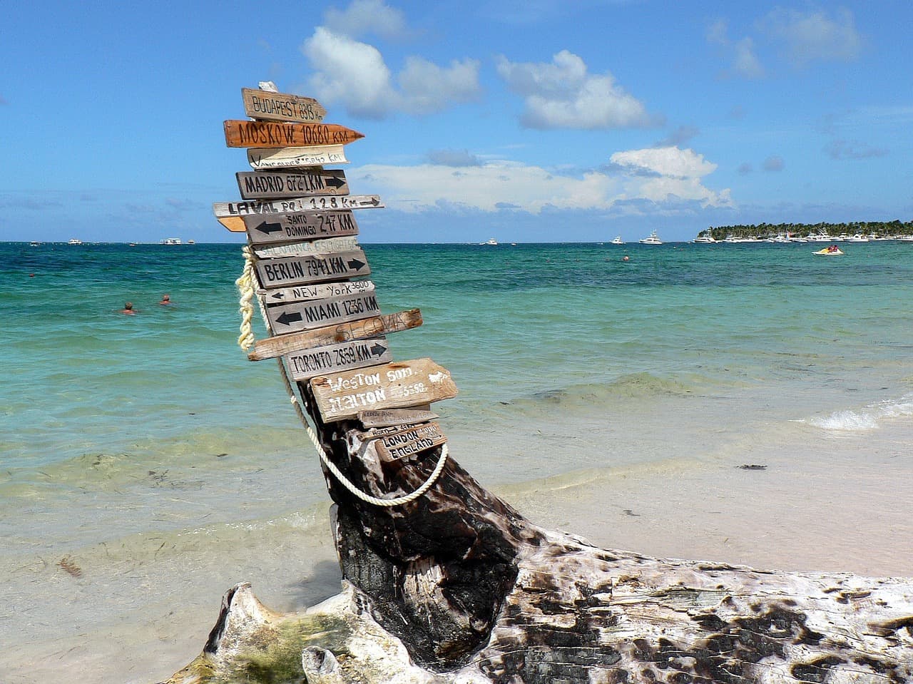 As belas praias de Punta Cana