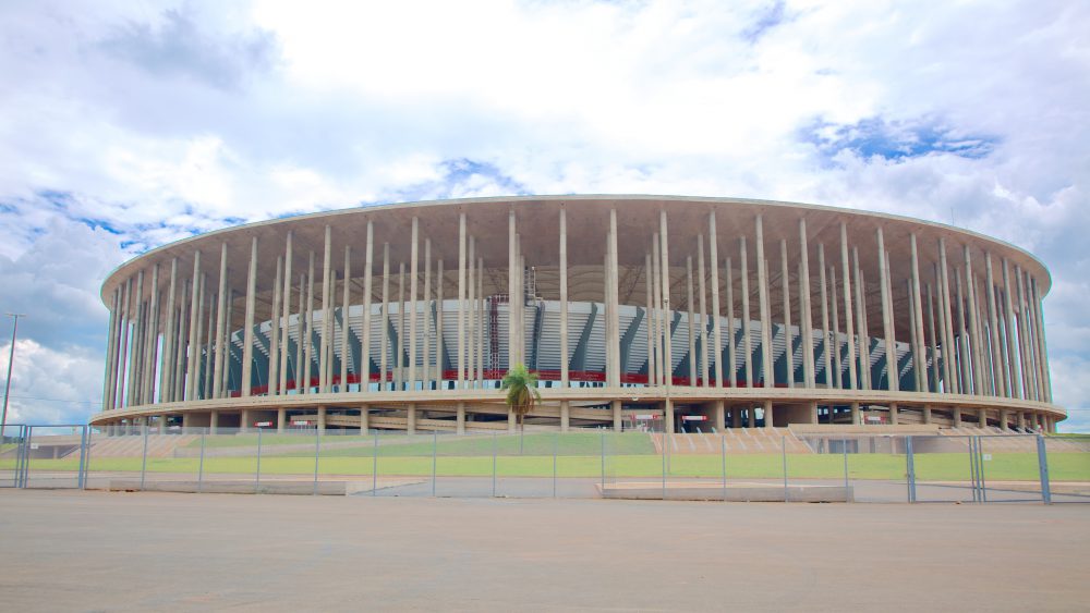 Vista externa do Estádio Mané Garrincha