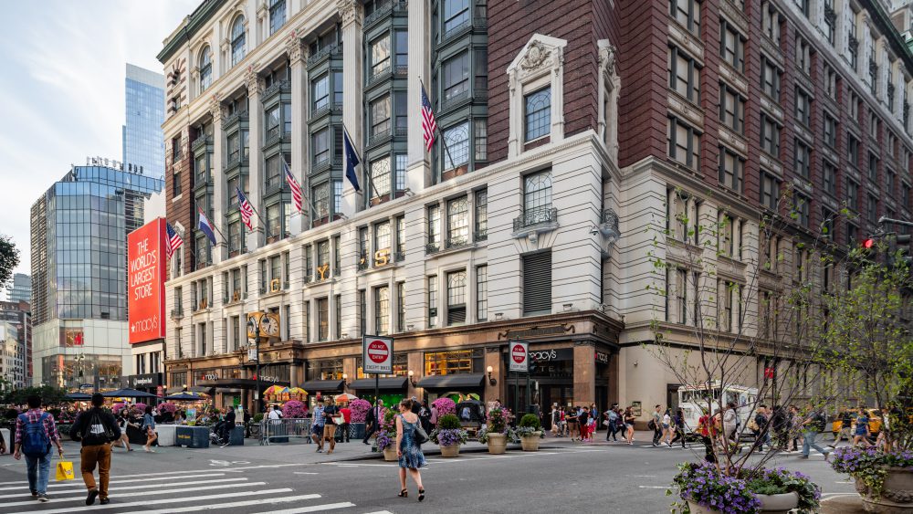 Fachada da loja Macy's em Nova York