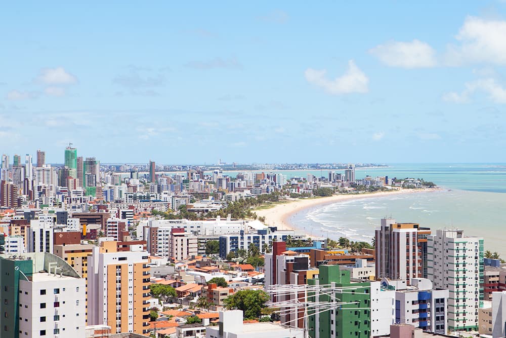 Muitos hotéis na região