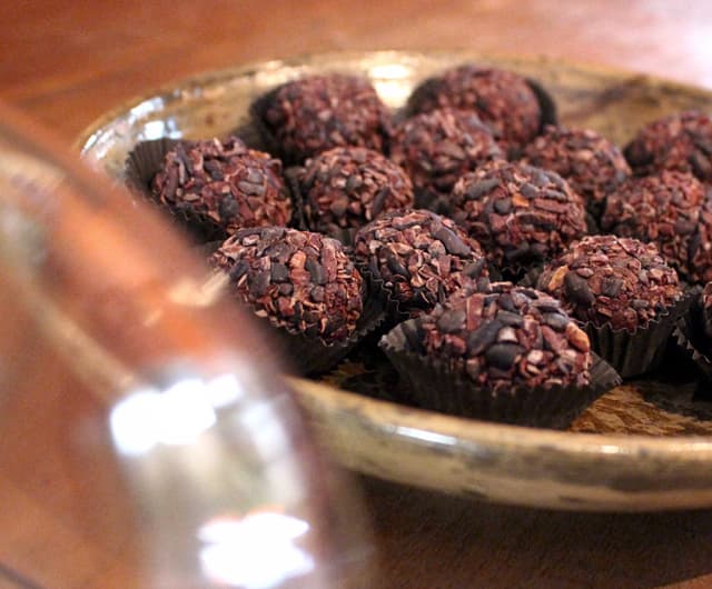 Os brigadeiros da Casa do Sabor AMMA, 100% cacau