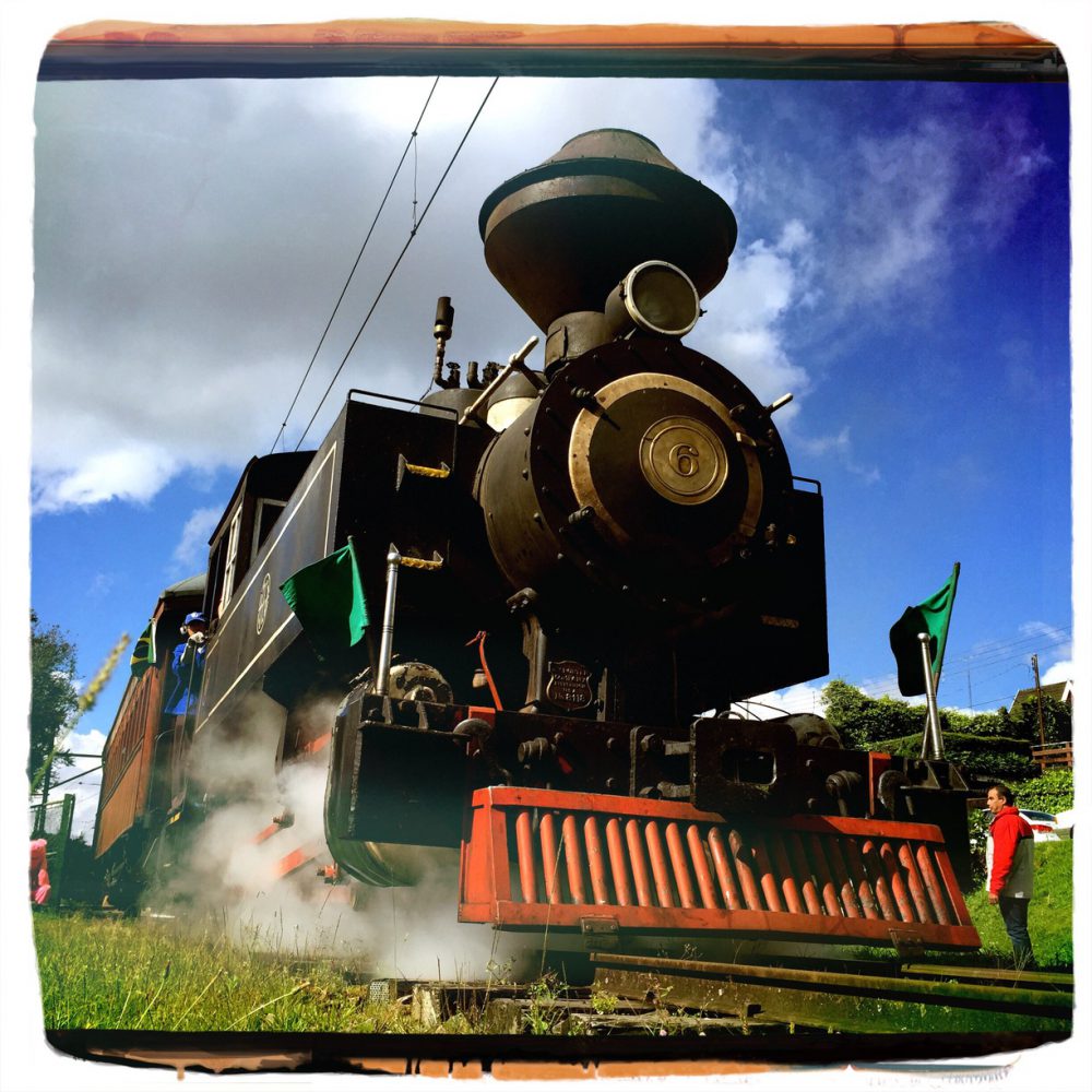 Locomotiva a vapor em Campos do Jordão