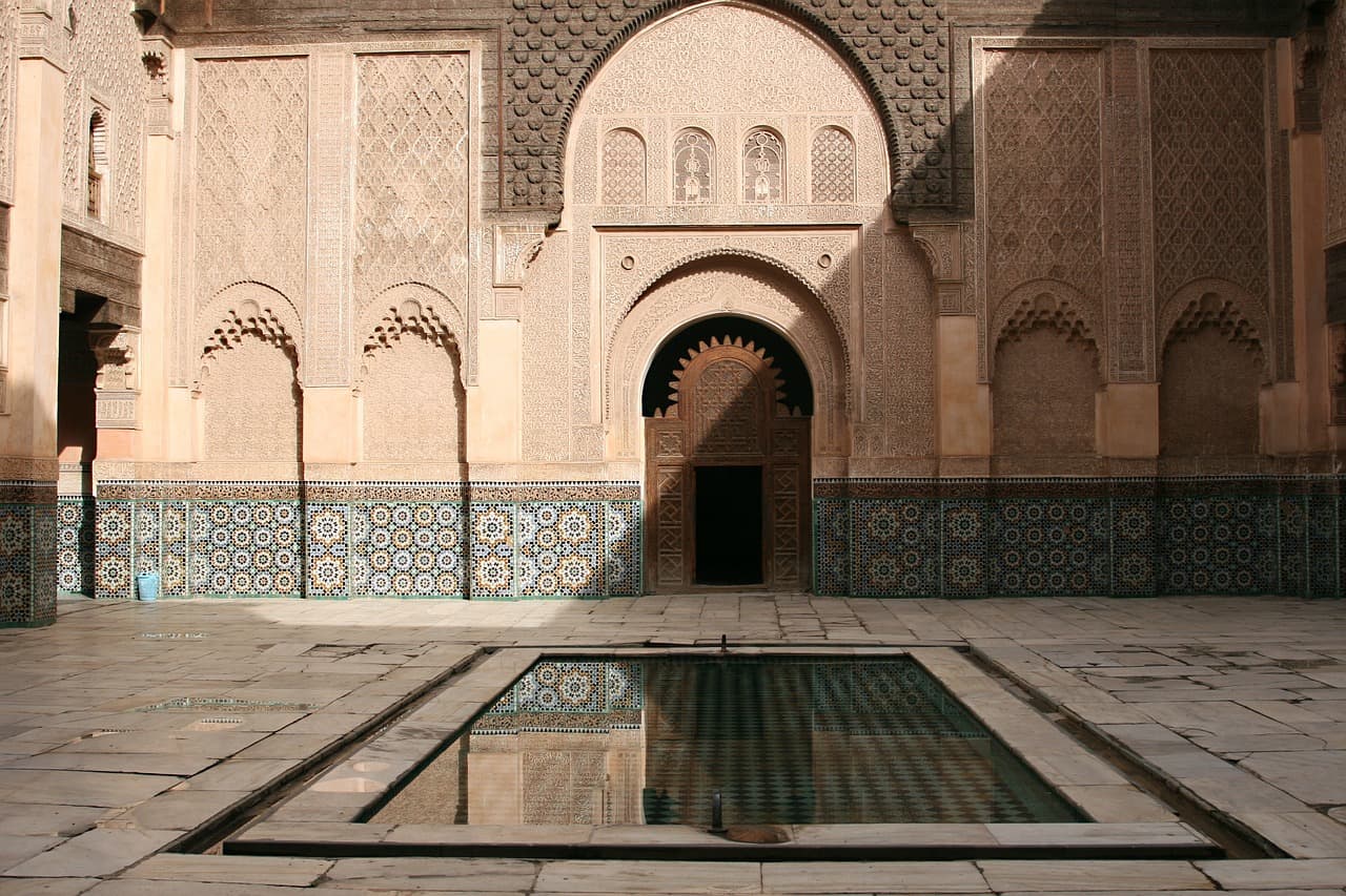 Belos cenários do Marrocos, românticos e exóticos