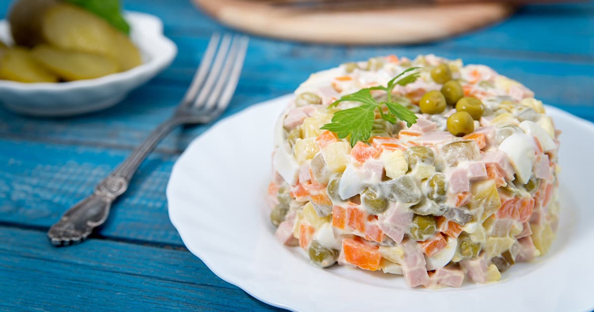 salada popular da russia