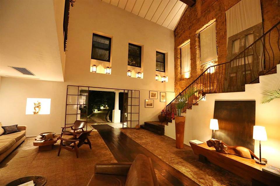 Muito estilo do lobby do Hotel Mama Shelter Rio