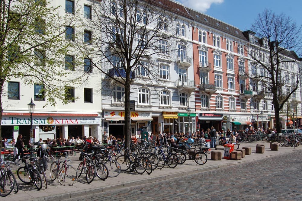 O incrível bairro de Schanzenviertel