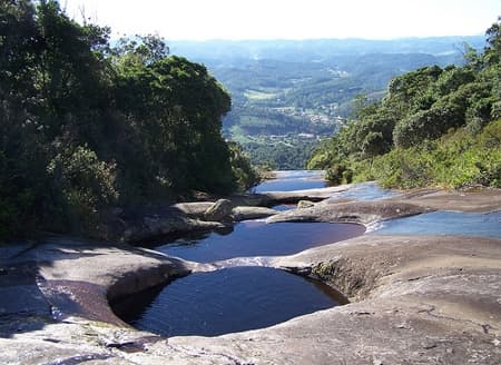 Vista do Parque Estadual da Pedra Azul