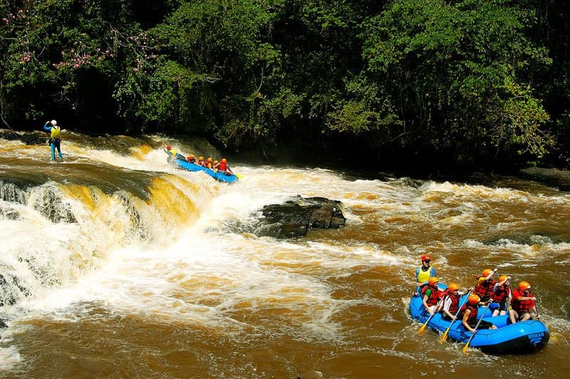 Rafting em Brotas, uma atividade que é marca da cidade, não perca