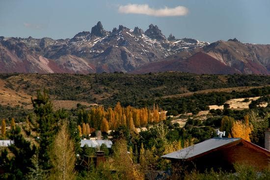 Cenário da natureza da região de Chubut